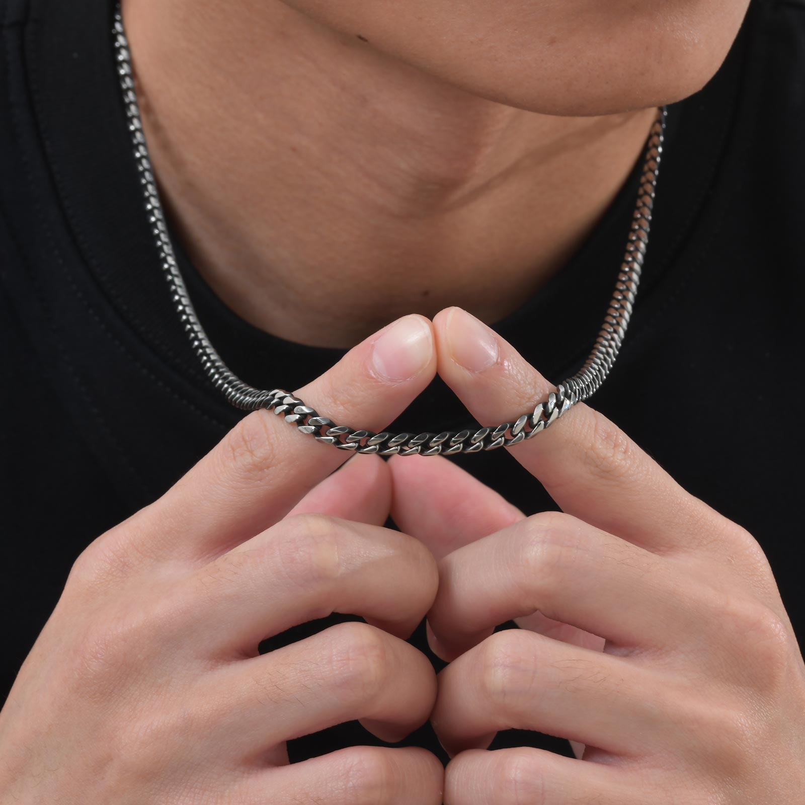 Collar de cadena cubana clásic - Cuban Link Chain 12Mm reseña y precio