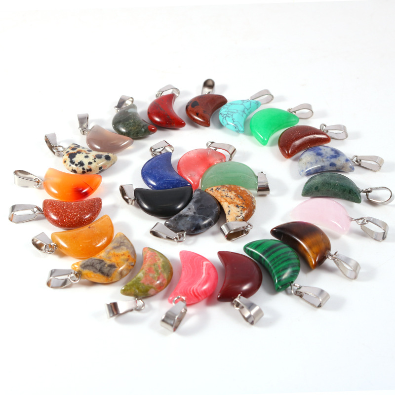 20 unids/bolsa, collar con col - Crystal Pendant Necklace Natural Stone reseña y precio