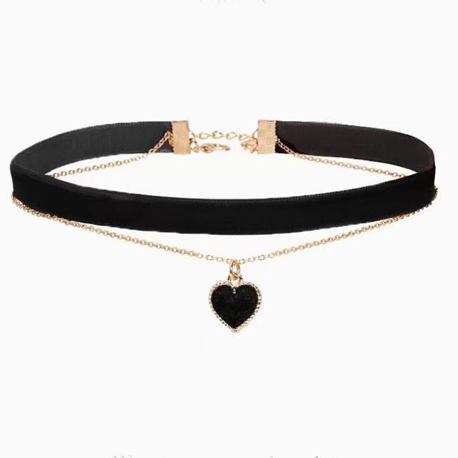 Gargantilla romántica de doble - Layered Pendant Necklace Aesthetic reseña y precio