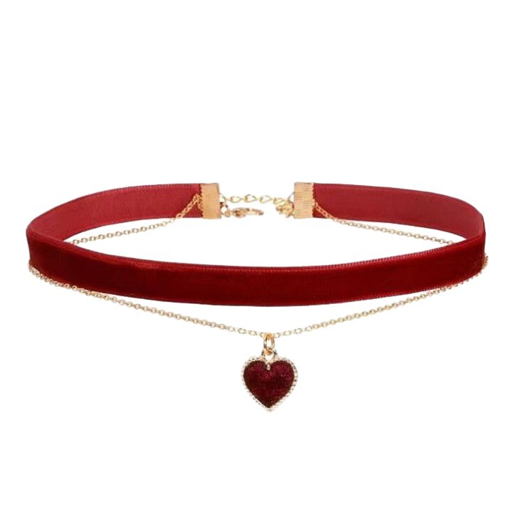 Gargantilla romántica de doble - Layered Pendant Necklace Aesthetic reseña y precio