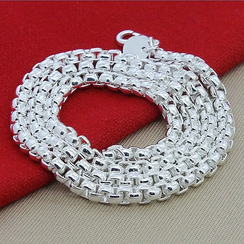 Collar de plata de ley 925 de  - 925 Sterling Silver Chain Necklace Men reseña y precio