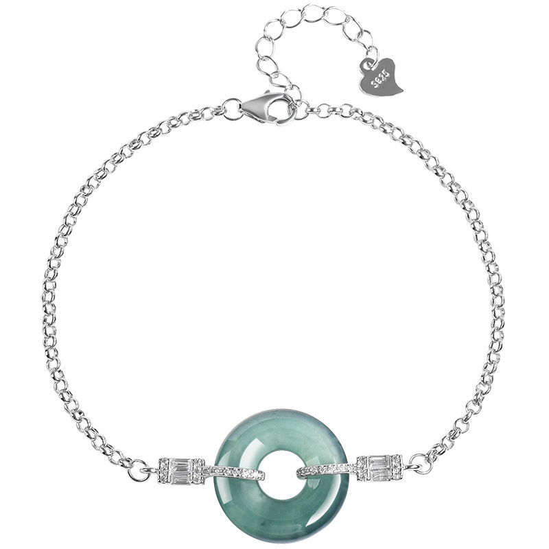 Anillo de jadeíta azul de Myan - Bracelets reseña y precio