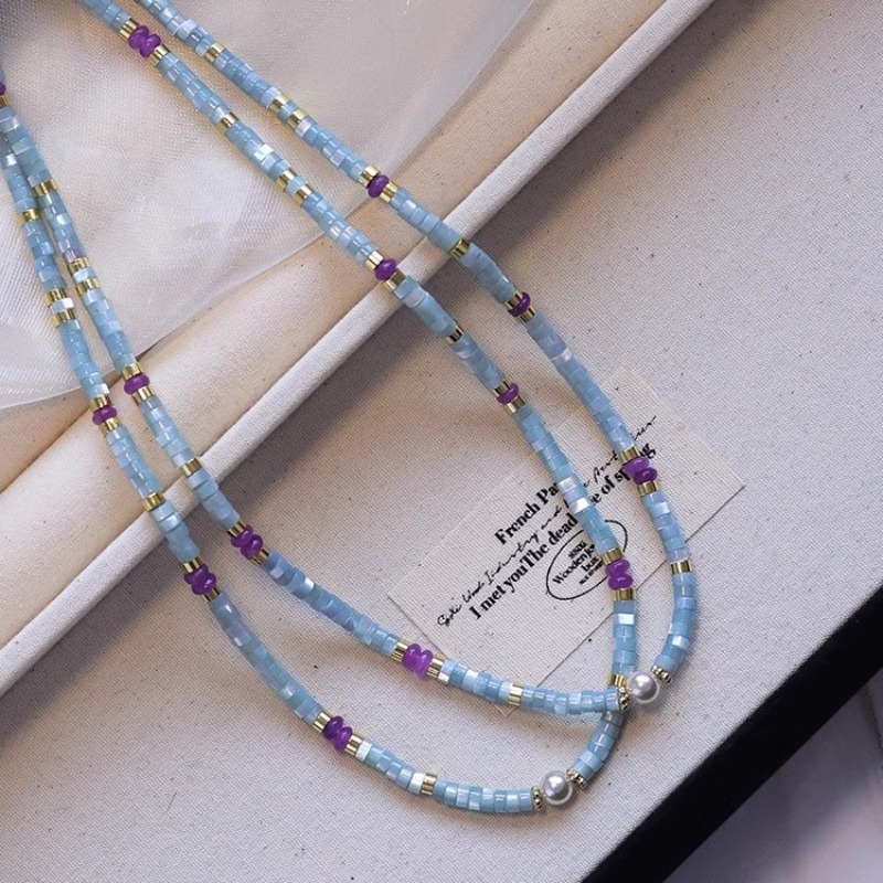Minar Collares de cuentas de c - Pearl Choker Necklace Vintage reseña y precio