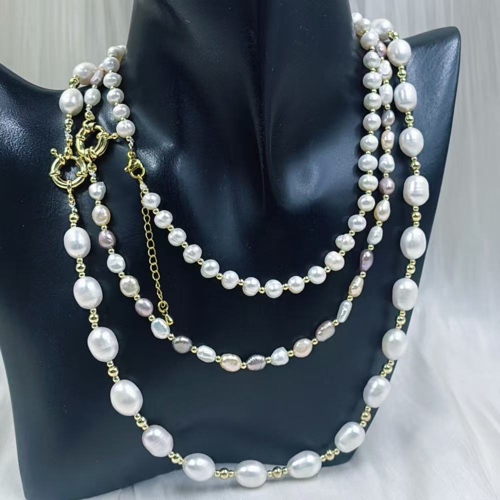 Collar de Perlas de Agua Dulce - Pearl Choker Necklace Vintage reseña y precio